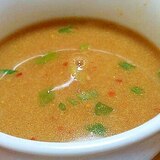 カレーパウダーを使って簡単スープ